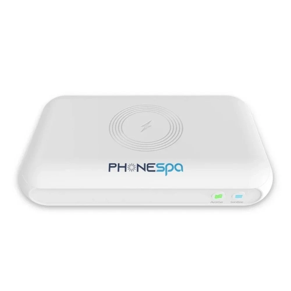 Phonespa Phone & Accessory Sanitizer / Aromatherapy Diffuser‎ Plus Charger